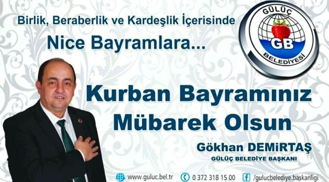 Başkan Demirtaş: Kurban bayramınız kutlu olsun