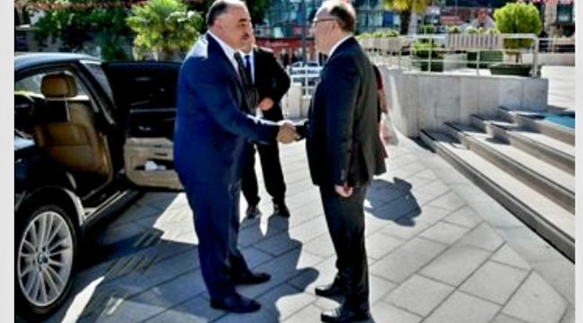 Büyükelçisi Zonguldak valisini ziyaret etti