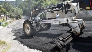 Ereğli'de asfalt çalışmaları... (Video)