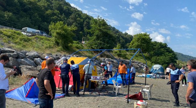 Kaymakam Yapıcı talimat verdi, çadırlar kaldırıldı (Foto galeri)