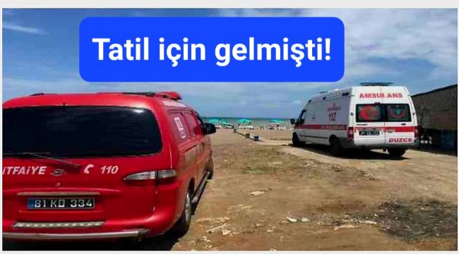 Denizde boğuldu...