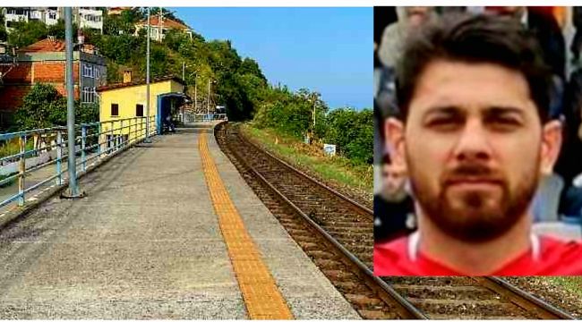 Futbolcuya yük treni çarptı...