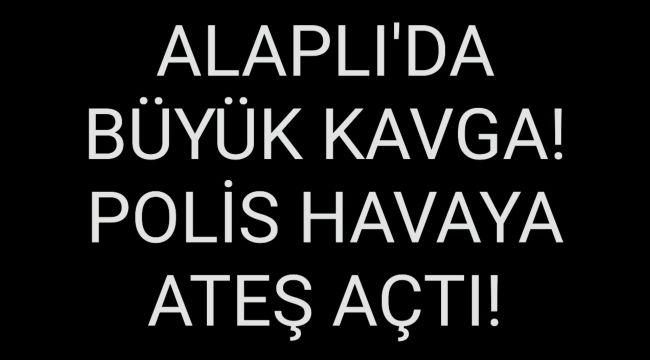 Ortalık karıştı, polis havaya ateş açtı, 2 gözaltı...