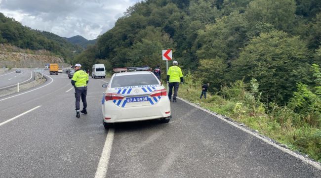  30 metreden ormanlık alana uçtu, hafif şekilde yaralandı