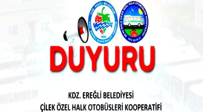 DİKKAT! HALK OTOBÜSLERİNİN KALKIŞ NOKTALARI DEĞİŞTİ