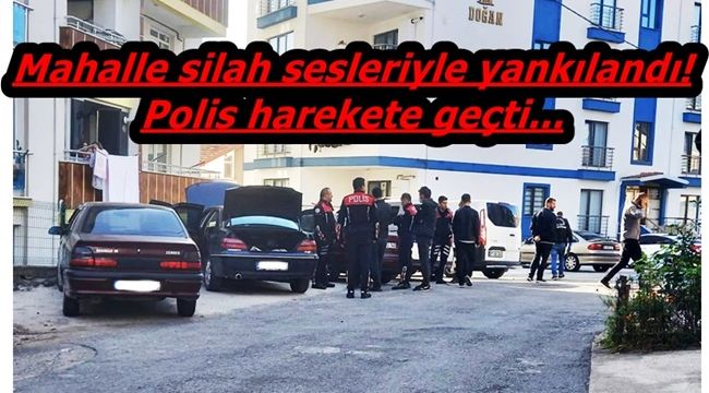 Kurşun sesleri polisleri harekete geçirdi