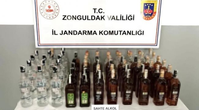44 litre sahte alkol ele geçirildi: 2 gözaltı