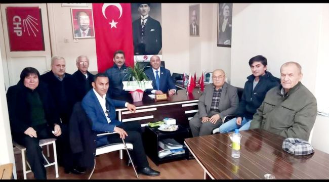 CHP Gülüç Başkanı Demirkol ve yönetimine, Gelecek Partisi'nden ziyaret