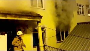 Ereğli'de yangın...(Video)