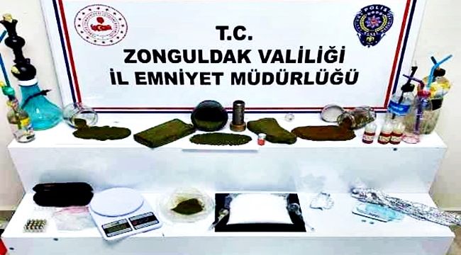 2022 yılında Zonguldak'ta uyuşturucudan 856 şüpheli yakalandı