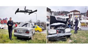 Gülüç'te trafik kazası