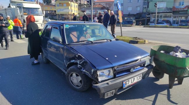 Kdz. Ereğli'de trafik kazası...