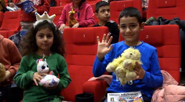 Depremzede çocuklar için etkinlik (Video)