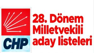 CHP Zonguldak listesi belli oldu