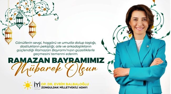 Milletvekili adayı Balbaloğlu, Ramazan bayramını kutladı