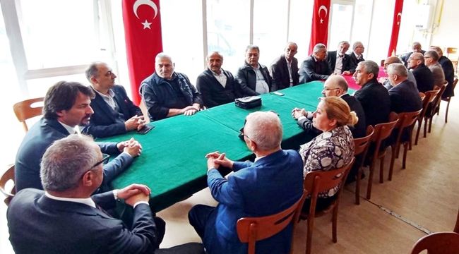 Vekil adayı Ertuğrul'dan Kdz. Ereğli Muhtarlar Derneği'ne ziyaret