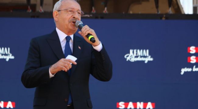 - CHP Genel Başkanı ve Cumhurbaşkanı Adayı Kemal Kılıçdaroğlu, Zonguldak'tan seslendi