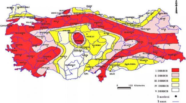 Afad açıkladı: Altından fay geçen il ve ilçeler