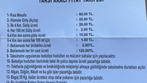 - Kdz.Ereğli’de taksi ücretlerine zam geldi