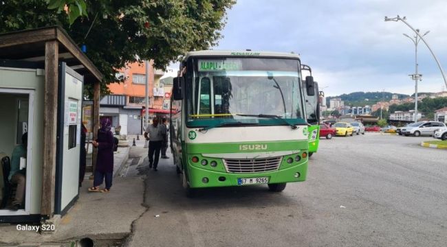 - Alaplı'da toplu taşımaya zam geldi