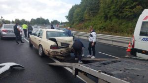  6 aracın karıştığı zincirleme kaza: 1 yaralı