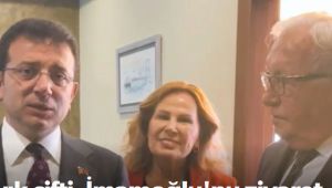 Posbıyık çifti, İmamoğlu'nu ziyaret etti