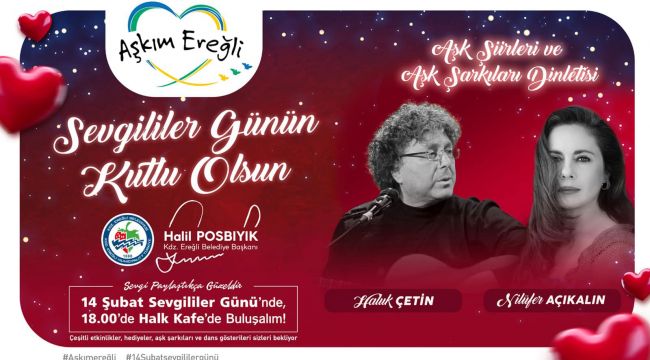 BAŞKAN POSBIYIK, HALK KAFE’DE SEVGİLİLER İLE BULUŞACAK