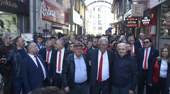 BAŞKAN POSBIYIK, MECLİS ÜYESİ ADAYLARIYLA SAHADA