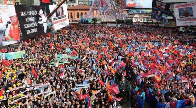 Cumhurbaşkanı, yeni miting alanını çok beğendiğini söyledi