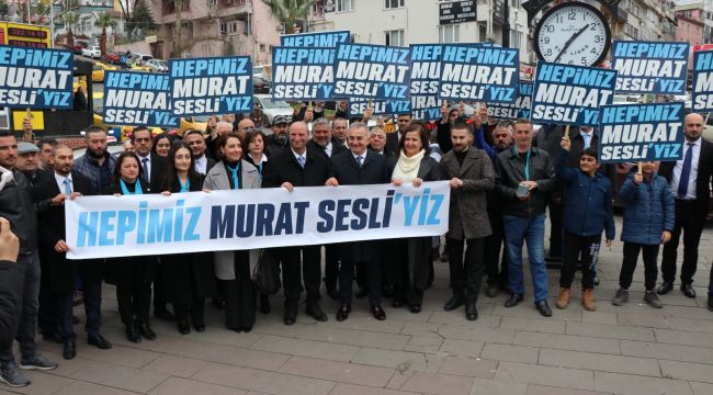 “Hepimiz Murat Sesli’yiz” dediler, sahaya indiler