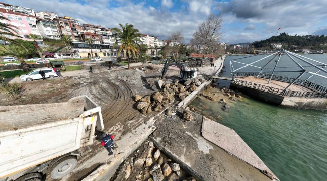 KDZ. EREĞLİ SAHİLİ, İLMEK İLMEK YENİDEN ÖRÜLÜYOR