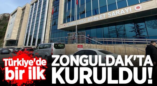 Türkiye'de ilk kez Zonguldak'ta kuruldu