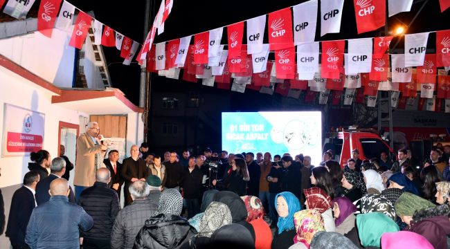 BAŞKAN POSBIYIK, ÖREN HALKINA DOĞALGAZ MÜJDESİ VERDİ