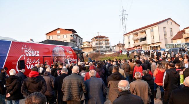 BAŞKAN POSBIYIK, ÖREN VE ÖMERLİ’DE COŞKUYLA KARŞILANDI