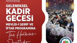 KDZ. EREĞLİ BELEDİYESİ, KADİR GECESİ PROGRAMI DÜZENLİYOR