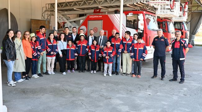 KDZ. EREĞLİ’DEKİ ÖZEL ÇOCUKLAR, İTFAİYECİ OLDU
