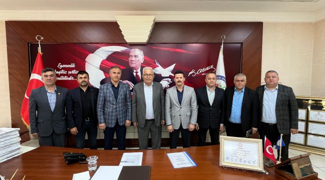 Mutlu ve şube yöneticilerinden Ereğli ve Alaplı belediye başkanlarına ziyaret
