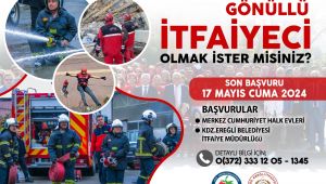 15. GÖNÜLLÜ İTFAİYECİ KURSU BAŞLIYOR