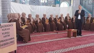 Aşağıdağ Köyü’nde yıl sonu hatim programı