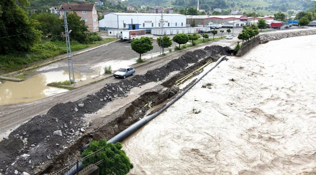 ZONGULDAK'TA SEL TAŞKINLARI ÖNLENİYOR 