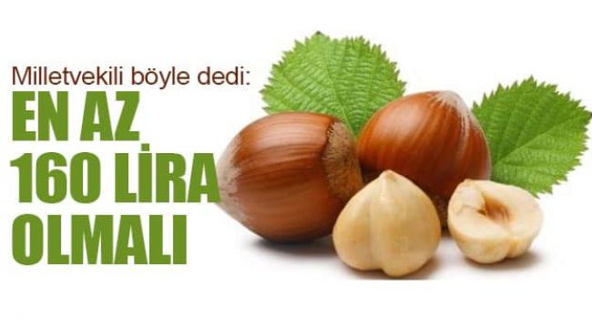 FINDIK EN AZ 160 TL OLMALI