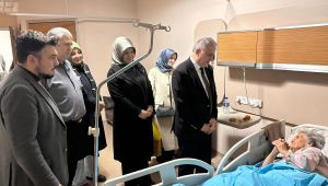 VEKİL BOZKURT, YENİ YILA HASTANE DE GİRDİ…