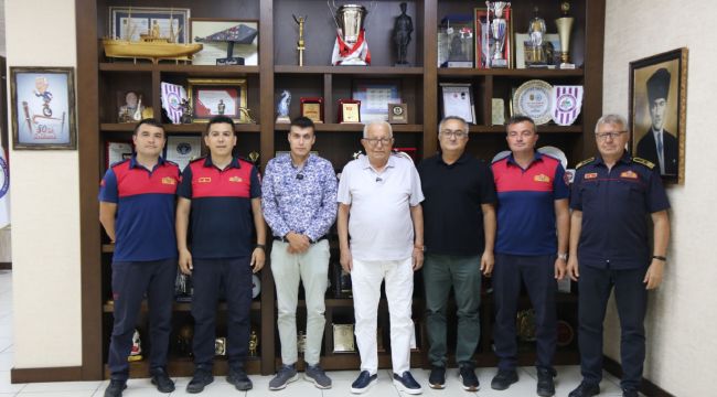  DEPREMZEDE YİĞİT, BAŞKAN POSBIYIK’A TEŞEKKÜRE GELDİ