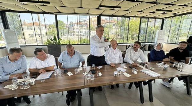 AK PARTİ MUHTARLARLA BULUŞTU.