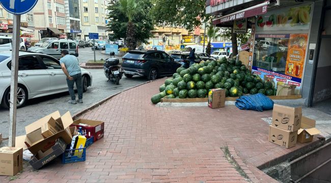 KALDIRIMLAR İŞGAL ALTINDA!..