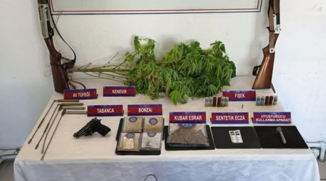 Kdz.Ereğli de Uyuşturucu ve Silah Operasyonu