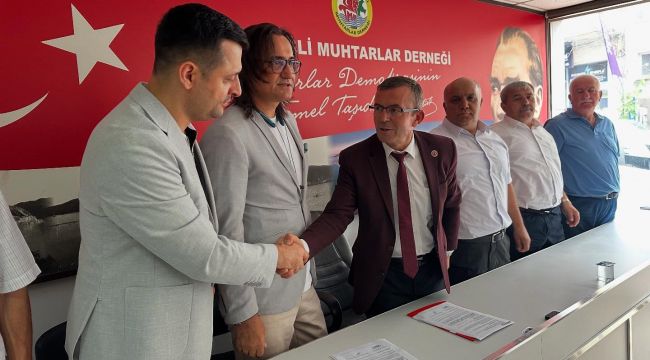 MUHTARLAR ANADOLU İLE SÖZLEŞME İMZALADI