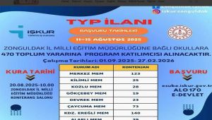 Okullara 470 personel alınacak 