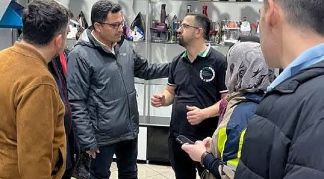 KAYMAKAM KÖKSAL, ESNAFIN SORUNLARINI DİNLEDİ…