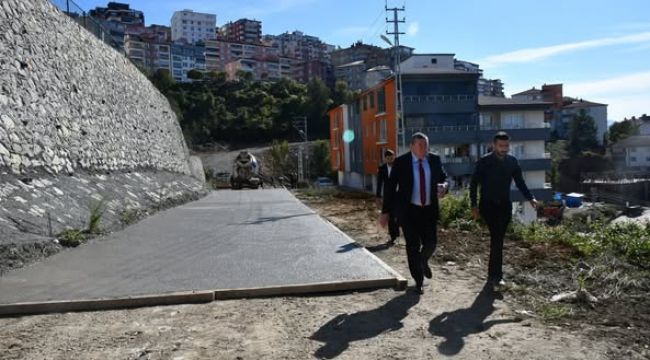 YENİ İMAR YOLU ÇALIŞMALARI SÜRÜYOR.